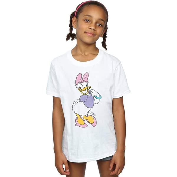 Disney Klassisk Daisy Duck T-shirt i bomull för flickor