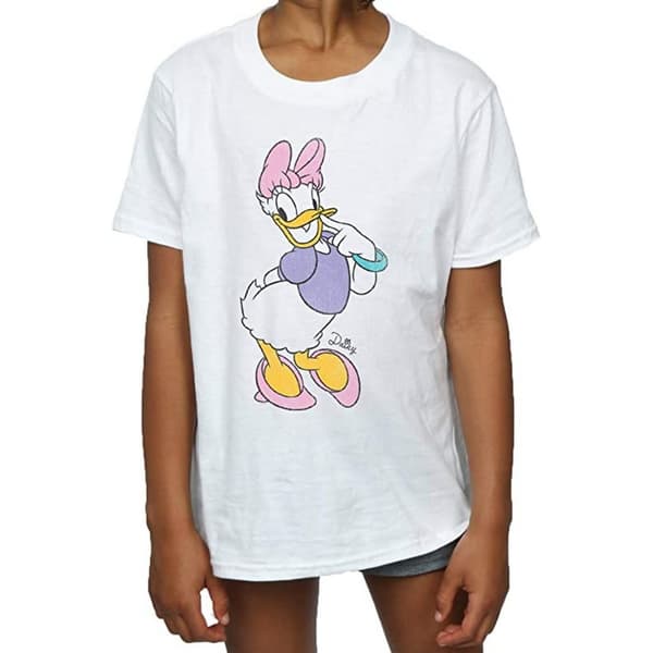 Disney Klassisk Daisy Duck T-shirt i bomull för flickor