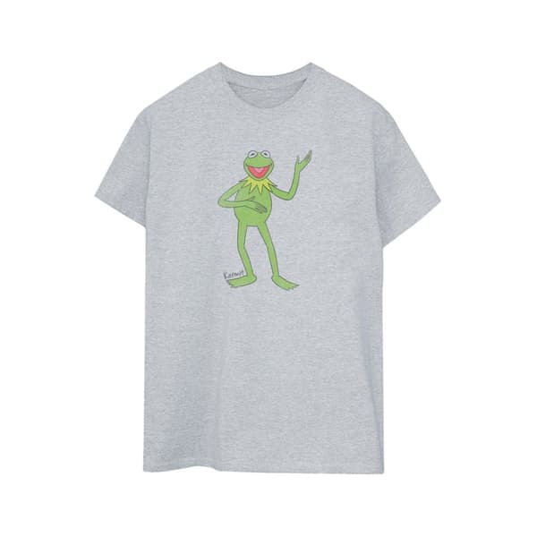 The Muppets Mens Classic Kermit Heather T-Shirt