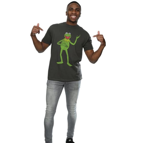 The Muppets Mens Classic Kermit Heather T-Shirt