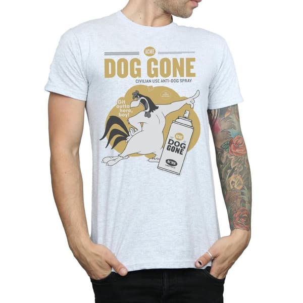 Looney Tunes Mens Dog Gone Foghorn Leghorn Cotton T-Shirt