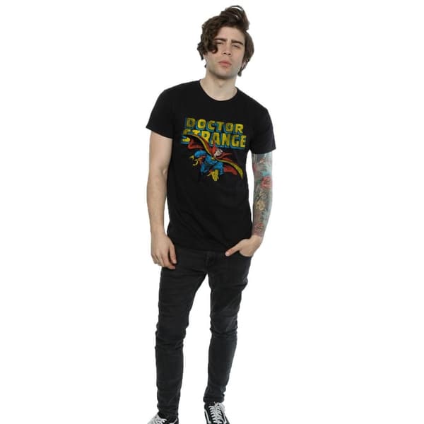 Doctor Strange Mens Flying Cotton T-Shirt