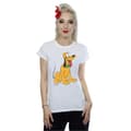 Miniatyrbilde 4 av 5: Disney Womens/Ladies Classic Pluto Heather T-Shirt