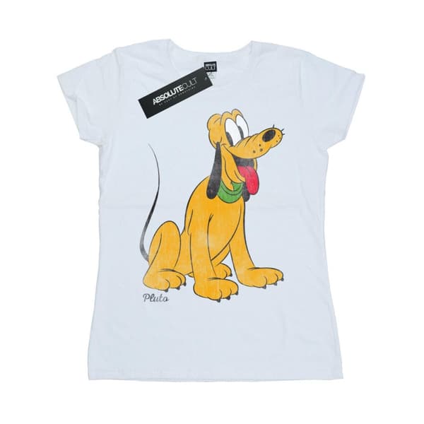 Disney Womens/Ladies Classic Pluto Heather T-Shirt