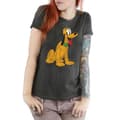 Miniatyrbilde 3 av 5: Disney Womens/Ladies Classic Pluto Heather T-Shirt