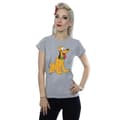 Miniatyrbilde 4 av 5: Disney Womens/Ladies Classic Pluto Heather T-Shirt