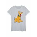 Miniatyrbilde 1 av 5: Disney Womens/Ladies Classic Pluto Heather T-Shirt