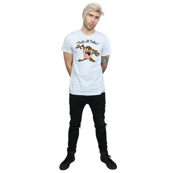 Looney Tunes Herr That´s All Folks Taz T-shirt i bomull