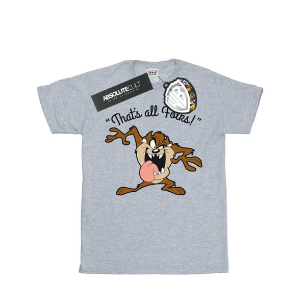 Looney Tunes Herr That´s All Folks Taz T-shirt i bomull