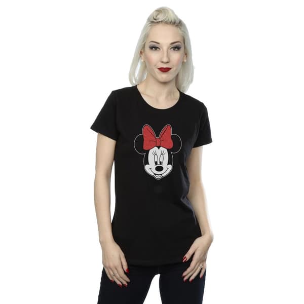 Disney Dam/Tjej Minnie Mouse T-shirt i bomull