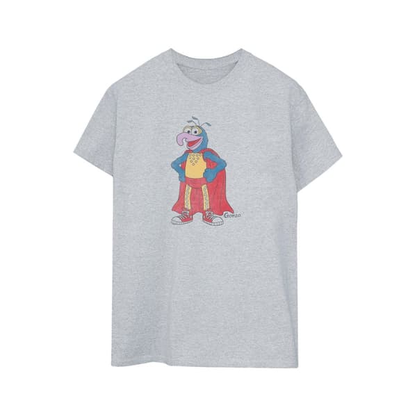 The Muppets Mens Classic Gonzo Heather T-Shirt