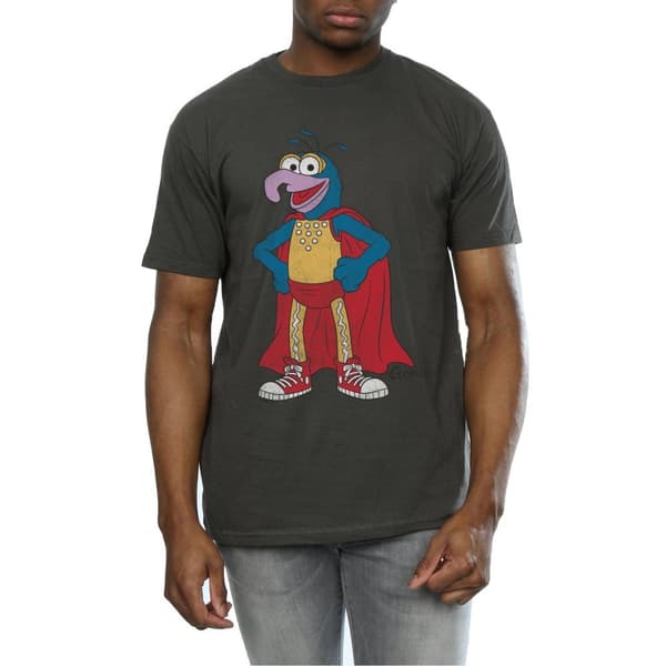 The Muppets Mens Classic Gonzo Heather T-Shirt
