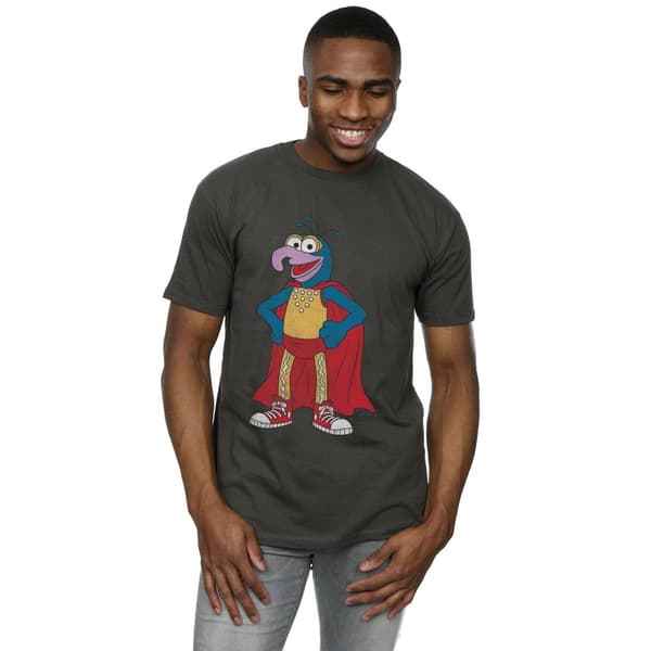 The Muppets Mens Classic Gonzo Heather T-Shirt
