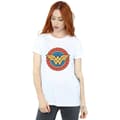 Miniatyrbild 4 av 5: Wonder Woman Pojkvänströja i bomull med logotyp - dam/dam