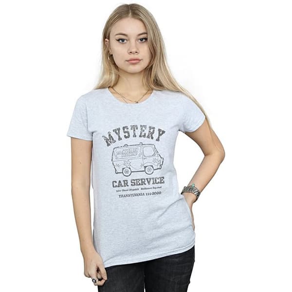Scooby Doo Womens/Ladies Mystery Car Service Boyfriend T-Shirt