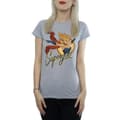 Miniatyrbillede 1 af 5: DC Bombshells Womens/Ladies Supergirl Badge Heather T-Shirt