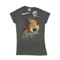 Miniatyrbillede 1 af 5: DC Bombshells Womens/Ladies Supergirl Badge Heather T-Shirt