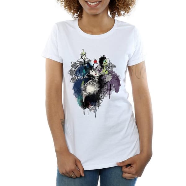 Disney Dam/Lady Villains T-shirt i bomull