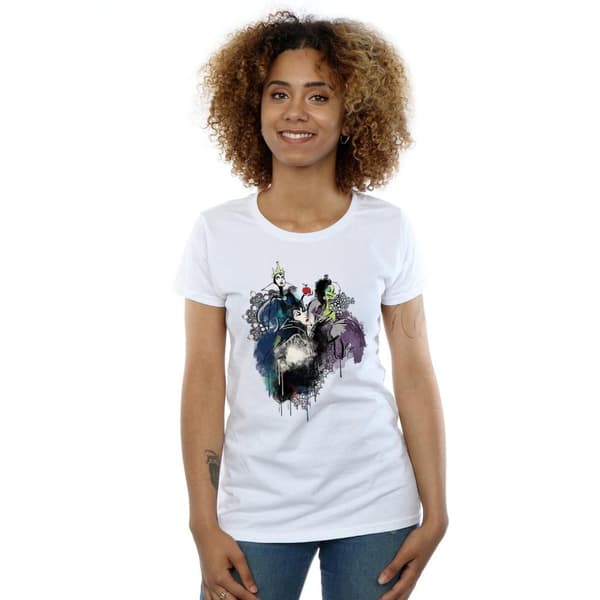 Disney Dam/Lady Villains T-shirt i bomull