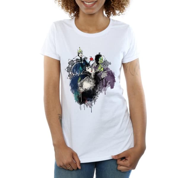 Disney Dam/Lady Villains T-shirt i bomull