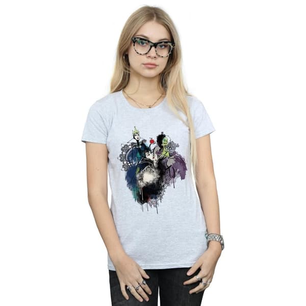 Disney Dam/Lady Villains T-shirt i bomull