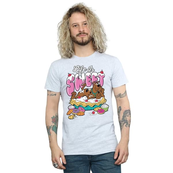 Scooby Doo Mens Life Is Sweet T-Shirt