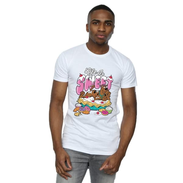Scooby Doo Mens Life Is Sweet T-Shirt