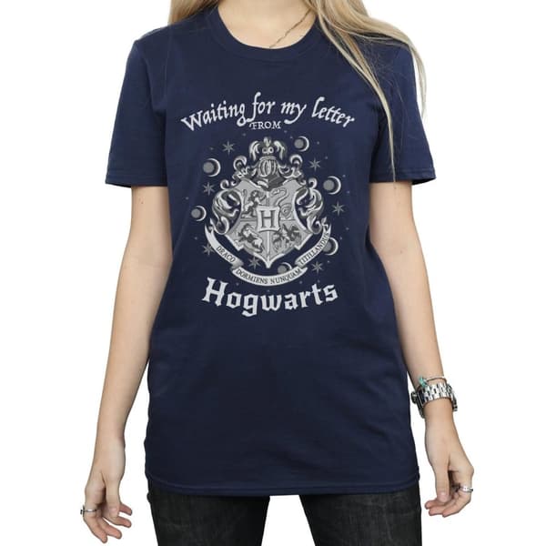 Harry Potter Womens/Ladies Waiting For My Letter Hogwarts Cotton Boyfriend T-Shirt