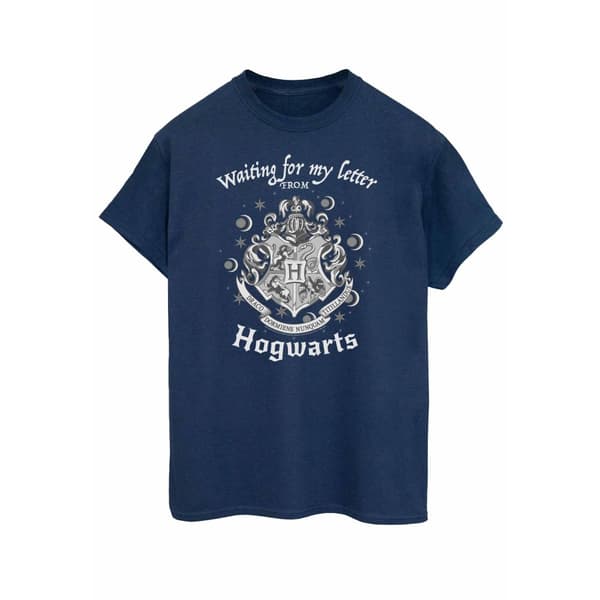 Harry Potter Womens/Ladies Waiting For My Letter Hogwarts Cotton Boyfriend T-Shirt