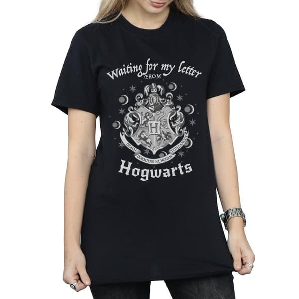 Harry Potter Womens/Ladies Waiting For My Letter Hogwarts Cotton Boyfriend T-Shirt