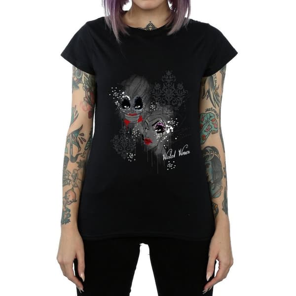 Disney Dam/Tjej - Wicked Villains T-shirt i bomull