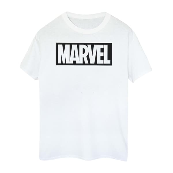Marvel Womens/Ladies Outline Cotton Logo T-Shirt