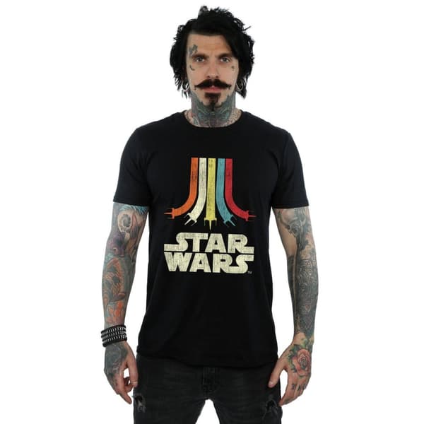 Star Wars Mens Rainbow Cotton T-Shirt