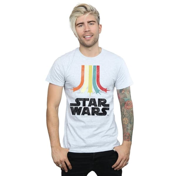 Star Wars Mens Rainbow Cotton T-Shirt