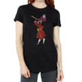 Miniatyrbillede 3 af 5: Peter Pan Womens/Ladies Classic Captain Hook Cotton Boyfriend T-Shirt