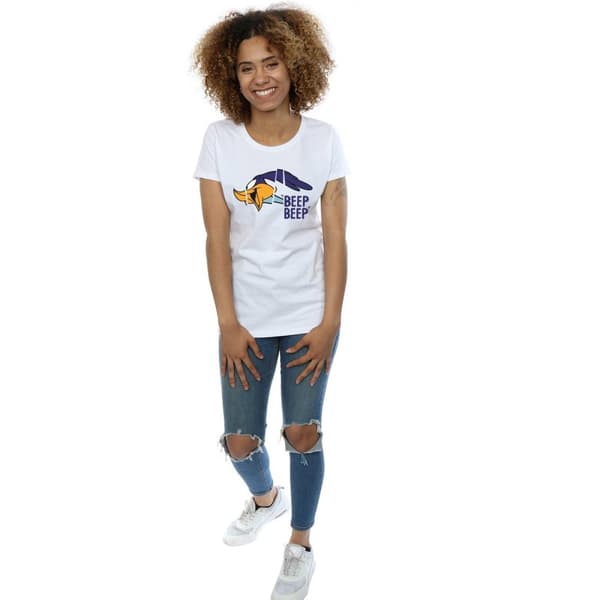 Looney Tunes Womens/Ladies Beep Beep Road Runner Cotton T-Shirt