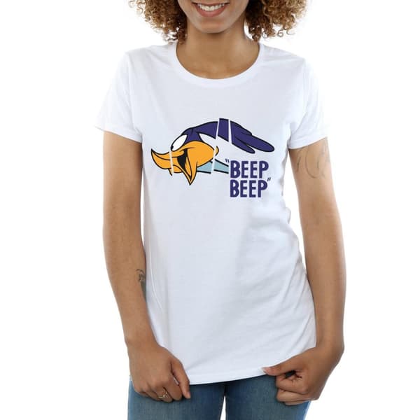 Looney Tunes Womens/Ladies Beep Beep Road Runner Cotton T-Shirt
