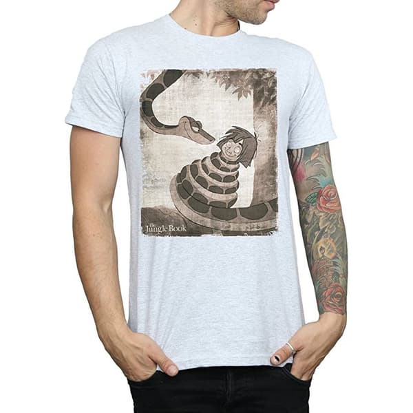 Jungle Book Mowgli och Baloo dansar t-shirt för herrar