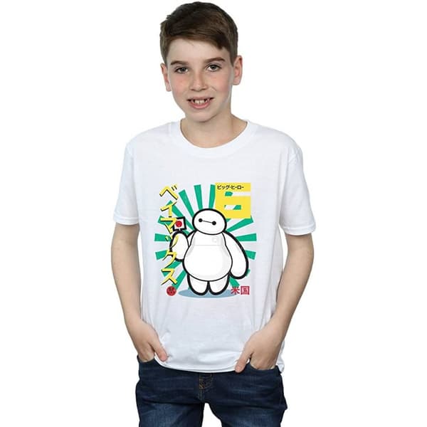 Big Hero 6 Baymax Lollipop T-shirt i bomull för pojkar