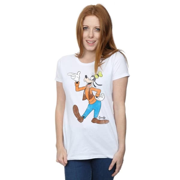 Disney Womens/Ladies Classic Goofy Cotton T-Shirt