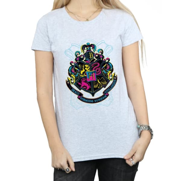 Harry Potter Dam/Tjej Hogwarts Crest T-shirt i bomull