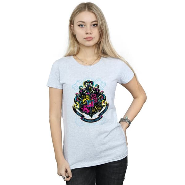 Harry Potter Dam/Tjej Hogwarts Crest T-shirt i bomull
