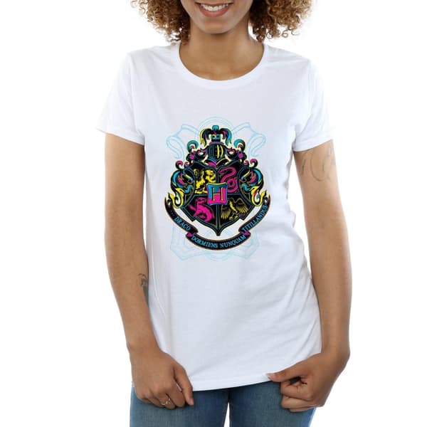 Harry Potter Dam/Tjej Hogwarts Crest T-shirt i bomull