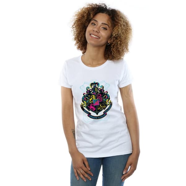 Harry Potter Dam/Tjej Hogwarts Crest T-shirt i bomull