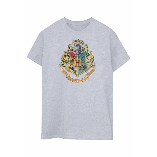 Harry Potter Hogwarts T-shirt til mænd Sports Grey XXL