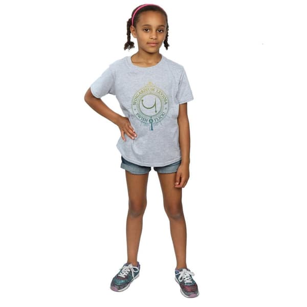 Harry Potter Wingardium Leviosa bomulls-T-shirt för flickor