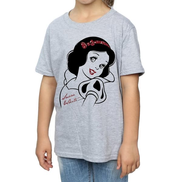 Snow White And The Seven Dwarfs Glitter T-Shirt för flickor