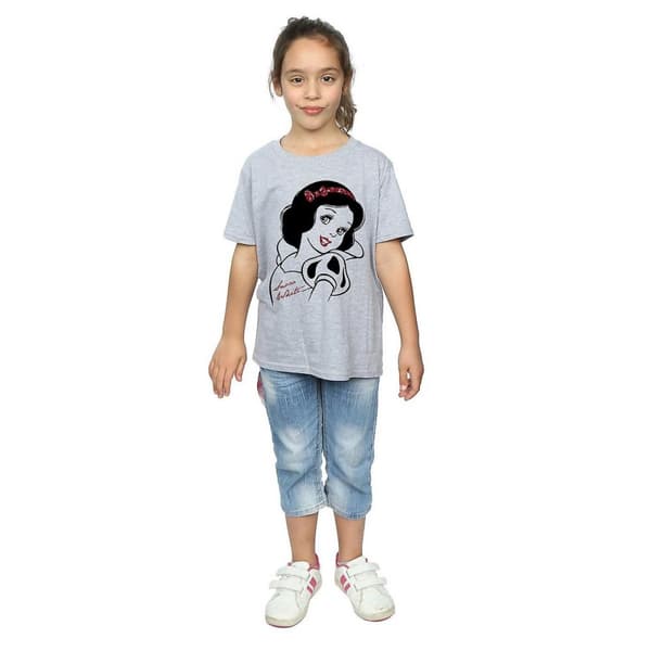 Snow White And The Seven Dwarfs Glitter T-Shirt för flickor