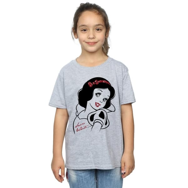 Snow White And The Seven Dwarfs Glitter T-Shirt för flickor