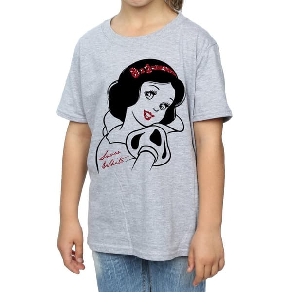 Snow White And The Seven Dwarfs Glitter T-Shirt för flickor